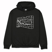 Load image into Gallery viewer, POLLEN "GRAFWALL" HOODIE - BLACK
